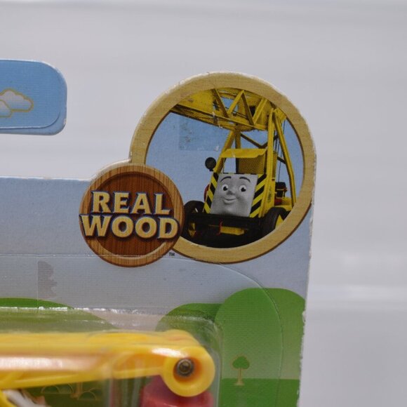 Kevin Yellow Crane - Thomas & Friends Wooden Railway Series Real Wood Tr… - Picture 4 of 10